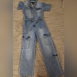 Kid's Forever 21  Denim Jumpsuit